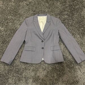 Banana Republic Gray Tailored Blazer with Notched Lapels